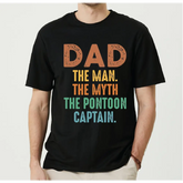 Retro Dad Shirt Dad The Man The Myth Shirt Fathers Day Shirt Captain Dad Shirt Dad Love Tee Fishing Dad Shirt LS457